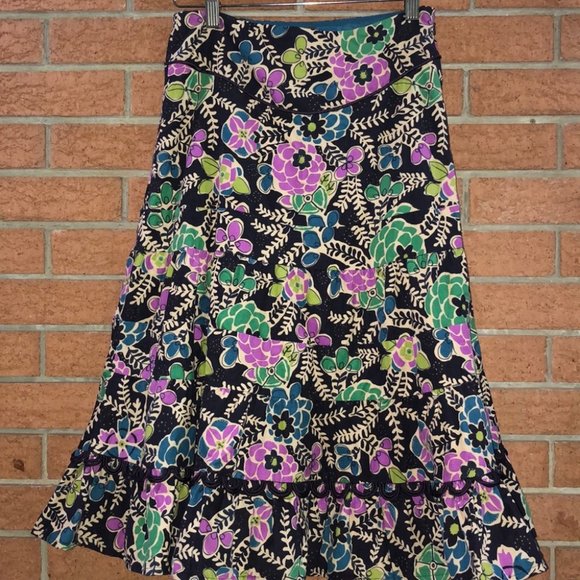💜ANTHROPOLOGIE💜FEI FLORAL CORD SKIRT💜 - Picture 5 of 7